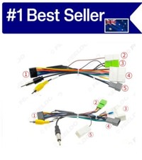 ISUZU MUX 2013-2021 POWER STEERING ANTENNA CAMERA ROOF ALL CABLES NEW HEAD UNIT