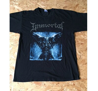 Vintage 90s Immortal Dark Black Metal Band T Shirt