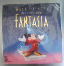 Disney Walt Disney's Masterpiece Fantasia Stereo Laserdisc  Aladdin New SEALED