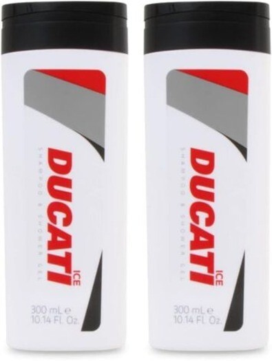 2 X Ducati Ice Shampoo & Shower Gel 300 ml, Pack of 2 - BRAND NEW