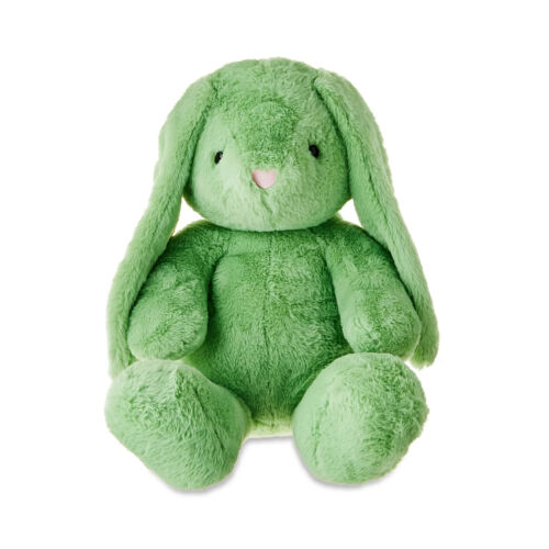 25" Large Easter Bunny Sitting Plush Green Way To Celebrate