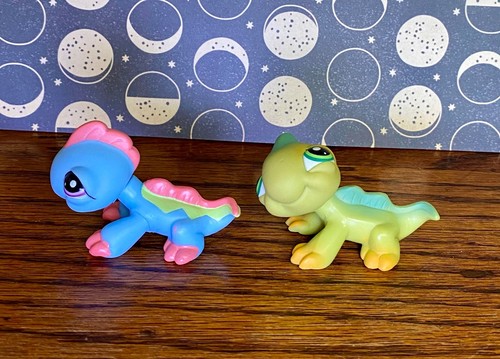 💛LPS Littlest Pet Shop Mommy Iguana #1829 Daddy Iguana #254 & Tiniest Iguana 🩷 - Picture 5 of 12