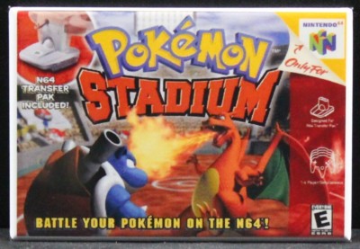 Pokemon Stadium 2'' X 3'' Fridge / Locker Magnet.