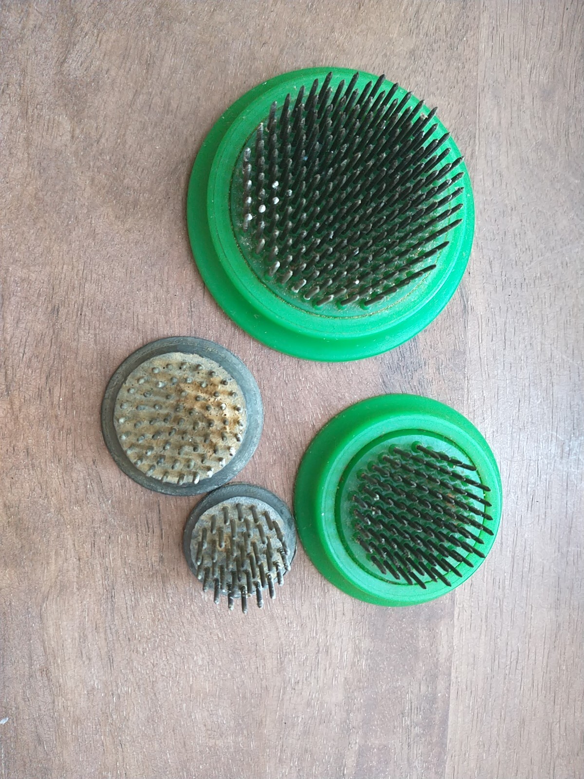 Lot Of Four Vintage Flower Frogs eBay