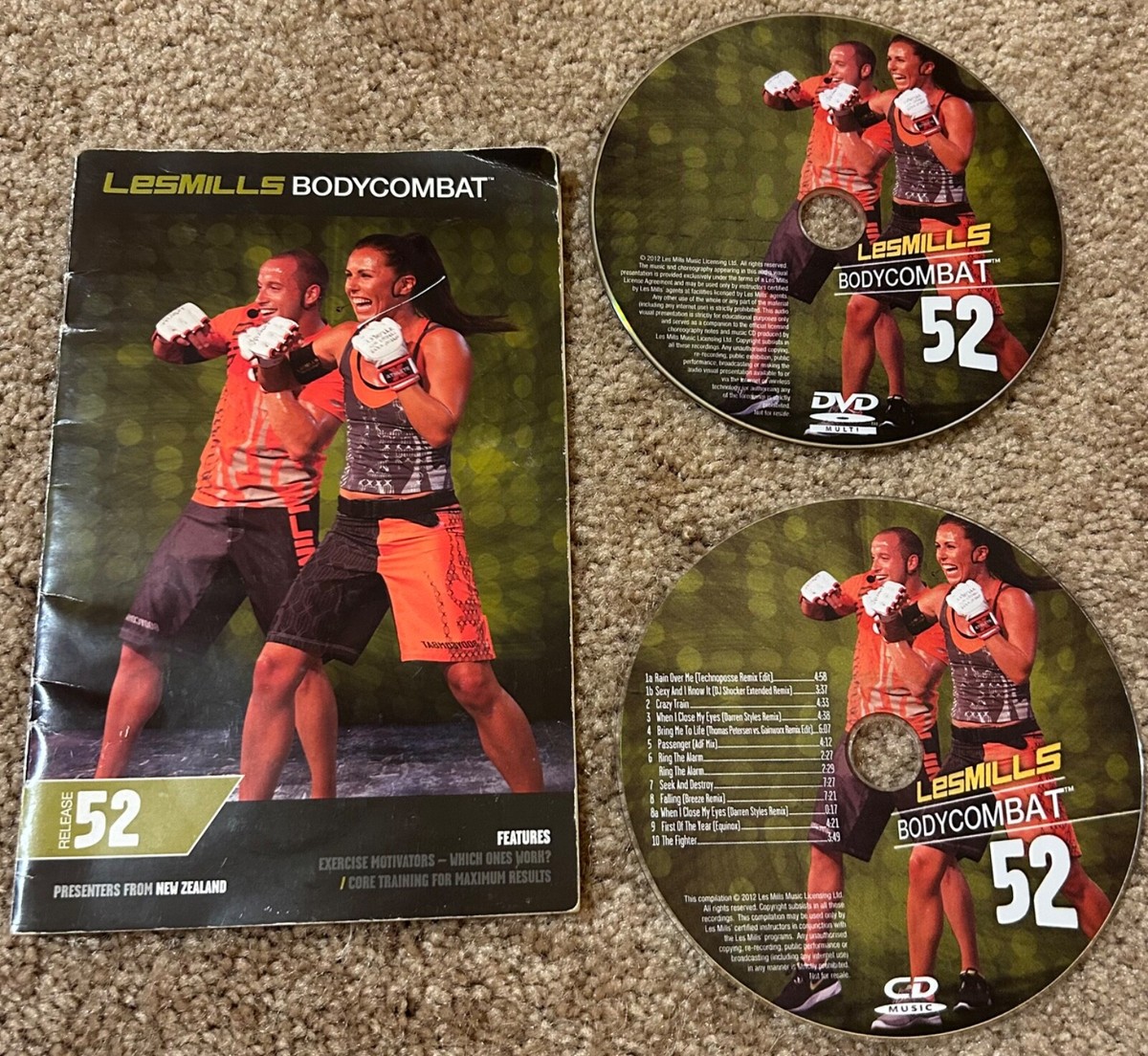 スポーツ・フィットネス lesmills bodycombat 52 Les Mills BODYCOMBAT Body Combat 52 DVD + CD + Notes Home