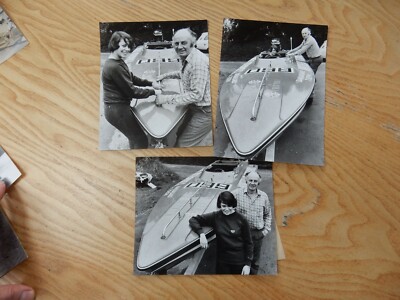 MOTORBOOT MURTON RACER DEREK GEBLÄSE FAYE MCLAREN - TRIO - PRESSEFOTOGRAFIE