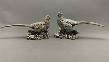 COMYNS  PAIR OF PHEASANTS Hallmarked Sterling Silver
