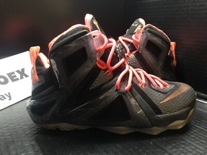 black lebrons with rose