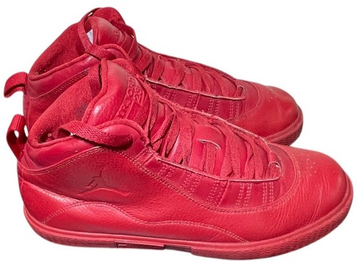 Air Jordan X Auto Clave Sneakers Boys Size 6Y High Tops Red Basketball GUC