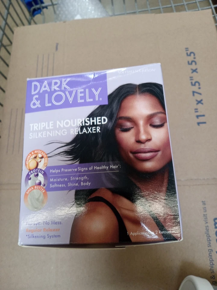 Softsheen Oscuro y Precioso Triple Nutrido Silkening No-Lye Relajante - REGULAR Foto 2 de 2