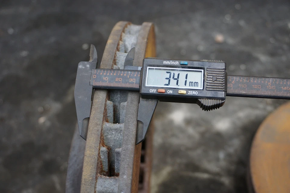 Juego conjunto de rotor de disco de freno delantero OEM 971615301 Porsche Panamera 971 2017-22 Foto 2 de 4