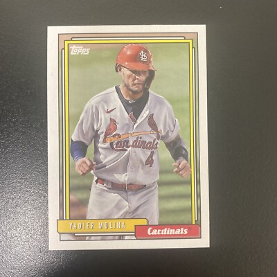 YADIER MOLINA 2021 TOPPS UPDATE 1992 REDUX #T92-44 ST. LOUIS