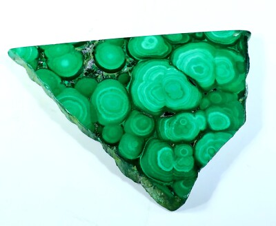 298 CT NATURAL FLOWER PLUME MALACHITE POLISH SLAB TILE UNTREATED GEMSTONE MJ-118