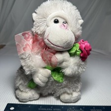 Plush Stuffed White Monkey Gorilla Walmart ATICO Valentine  s Day