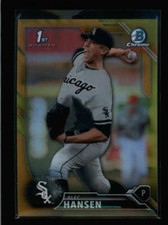 ALEC HANSEN 2016 BOWMAN CHROME #BDC-93 ROOKIE GOLD REFRACTOR #48/50 AY7690