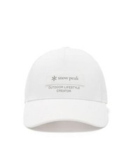 Genuine Snow Peak Apparel Cland Baseball Cap Off White