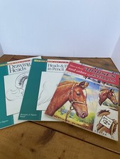 Walter Foster How to Draw and Paint drawing heads And Figures Lot Of 3