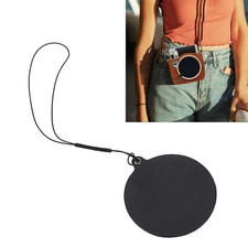 Leather Lens Cap Sticker 7cm Diameter Instant Camera Lens Cover Protector
