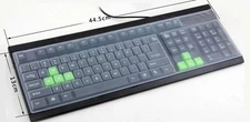 3 x TPU Keyboard Cover Skin for Universal Desktop Computer Keyboard A156