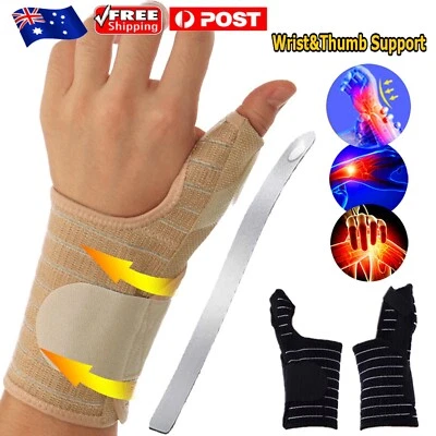 Thumb Spica Support Strap - De Quervains Splint Brace Tendonitis Arthritis Pain - image 1 of 4