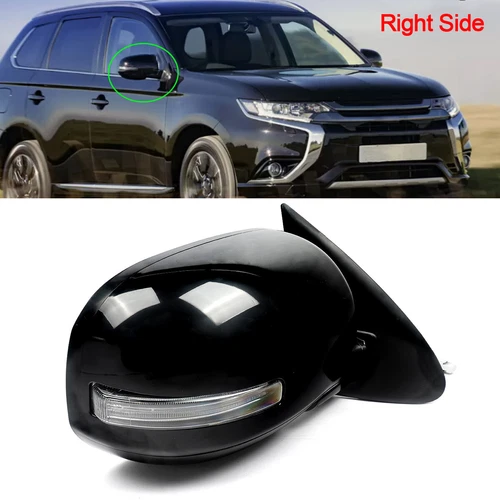 Door Mirror Right Side for 2014-2019 Mitsubishi Outlander Power Heated w/Signal