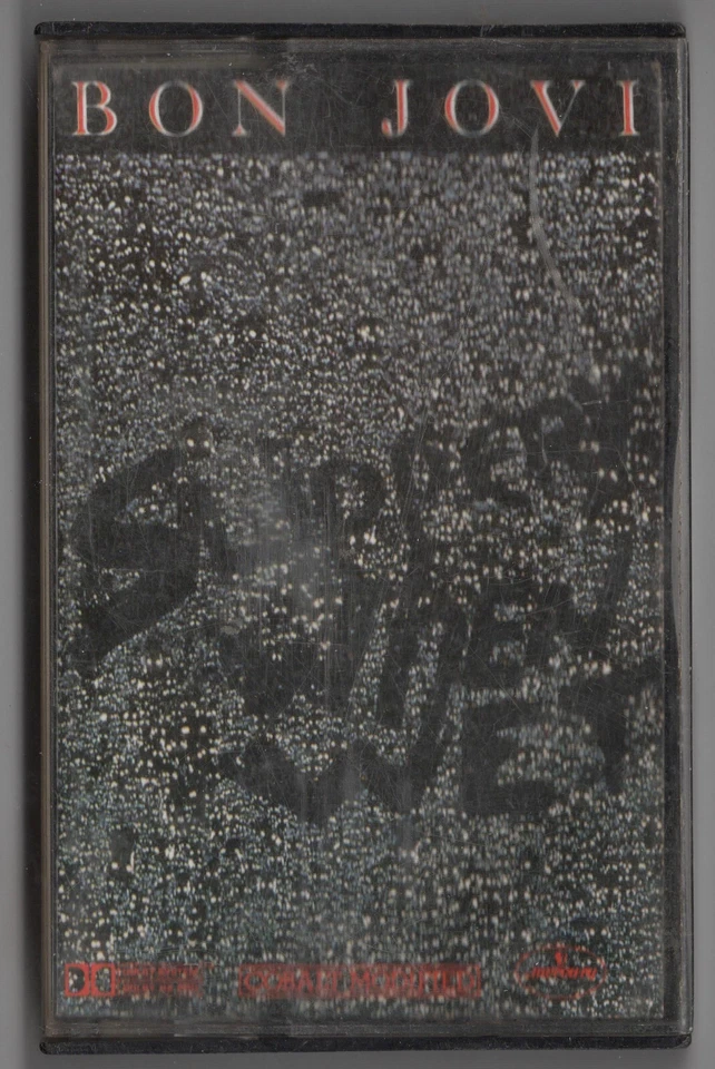 1986 MUSIC AUDIO CASSETTE TAPE - [ALBUM: SLIPPERY WHEN WET] GROUP: BON JOVI - Image 2 of 4