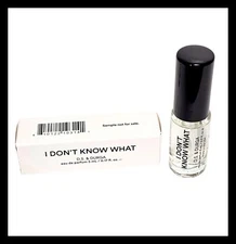 D.S. & Durga I DON'T KNOW WHAT Eau de Parfum Mini Travel Spray .17oz, 5ml New