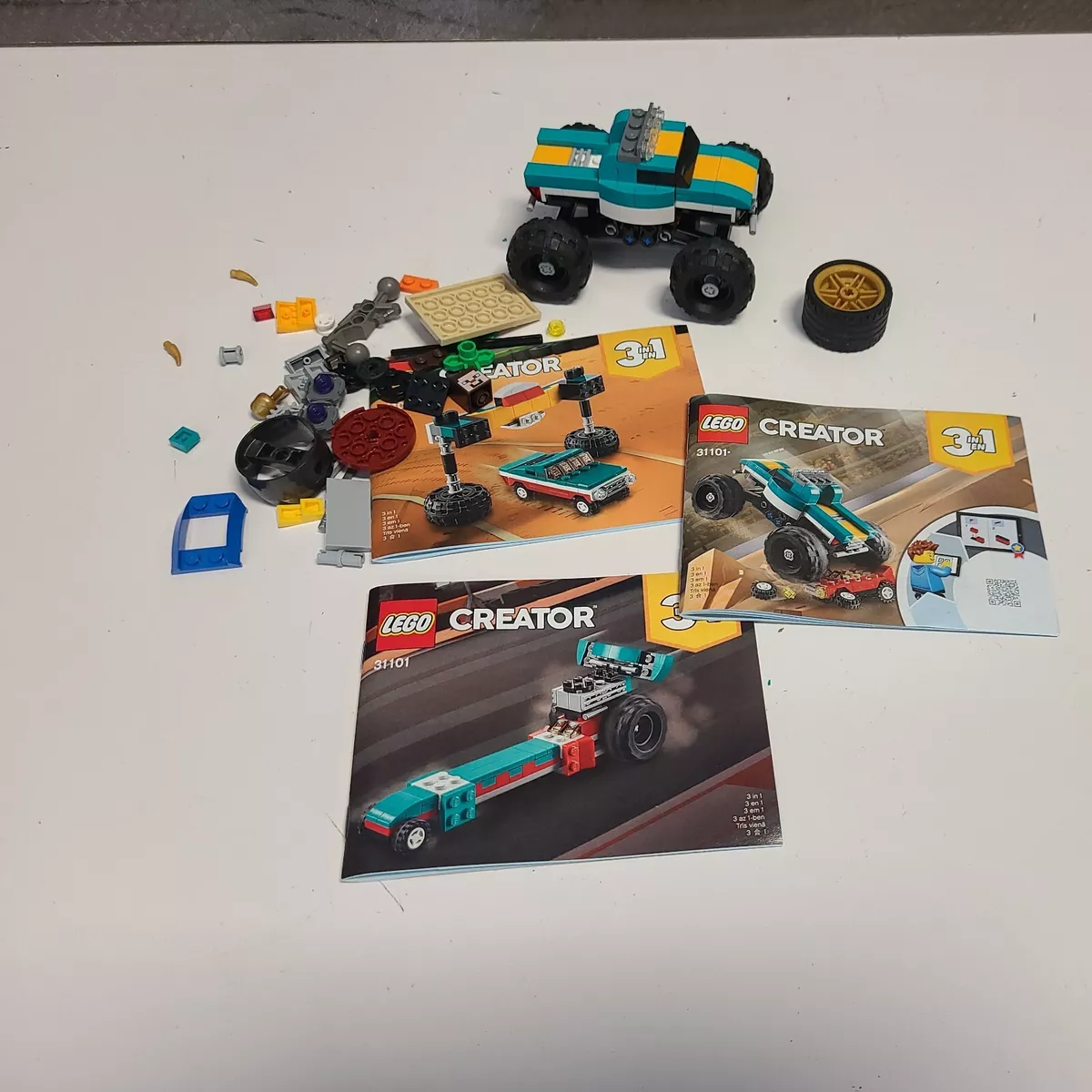 LEGO Monster Truck LEGO Creator set 31101 lose bag Kid Playroom Racecar 3 in 673419317344 | eBay