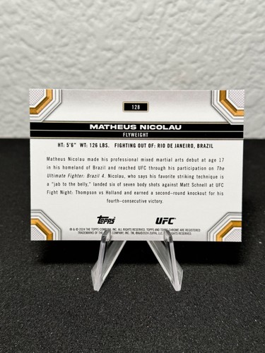Réfracteur à prisme base UFC chromé 2024 Topps 1 - 200 - COMPLÉTEZ VOTRE SET - PYC - Photo 165/237