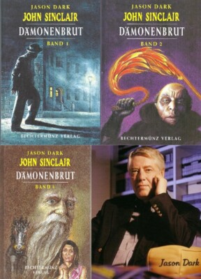 Jason Dark: Zyklus ''DÄMONENBRUT'', John Sinclair, komplett Band 1-3, gebunden