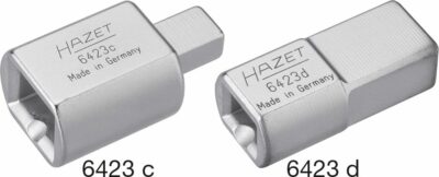 HAZET 6423D Einsteck-Adapter – 9x12 Mm Auf 14x18 Mm Vierkant, Verchromt, Made In Germany