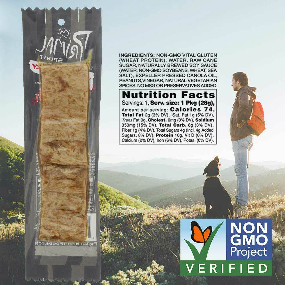Primal Strips Meatless Vegan Jerky, 1 oz. strips (Pack of 24) eBay