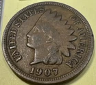 1907 Indian Head Cent   Nice Shape          FREE SHIPPING       Lot - 45.Q8