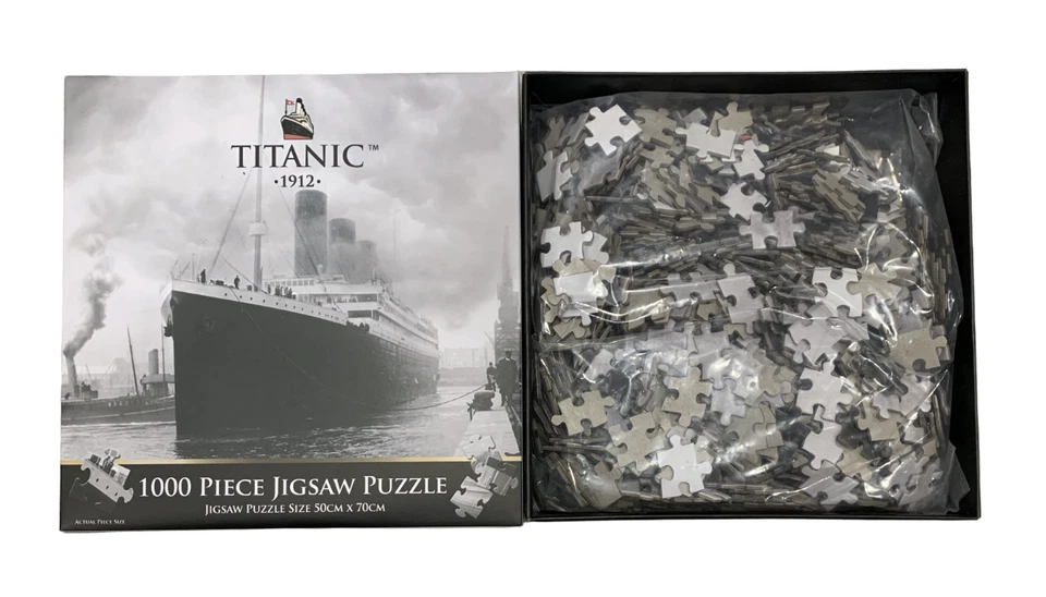Puzzle Titanic 1912 1000 pezzi linea stella bianca in scatola regalo da colle... - Immagine 4 di 4