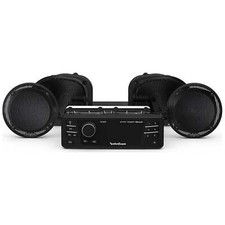 Rockford Fosgate Harley Davidson 6.5" Fairing  5.25" TourPak Speakers w/ Radio