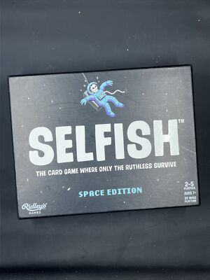 Ridleys "Selfish" Game – SPACE EDITION - Strategy Card Game | Great