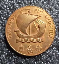 + Médaille Bronze Ville de Paris FLUCTUAT NEC MERGITUR Gr Delannoy