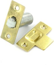 Brass Adjustable Roller Catch Mortice Door Spring Ball Bales Latch Secure Catch