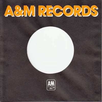 FIRMENLOCHCOVER * A&M (UK) * Repro COVER * NEU * TOP Singleaufwertung!