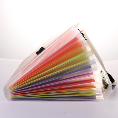 13 Pocket Rainbow Expanding File Organizer A4 Receipt Document Paper Folder Chic