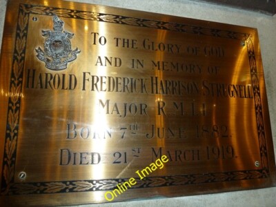 Photo 6x4 St Andrew, Chale: memorial (9)  c2013