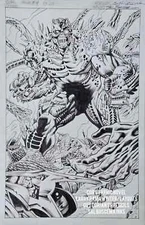 Larry Hama Sal Buscema Guy Dorian Sr Original Comic Book Art