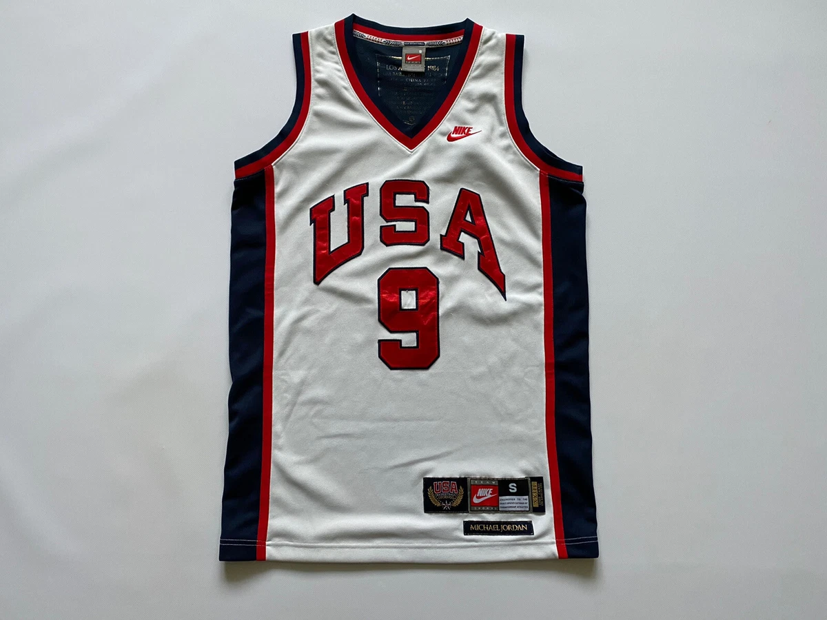 USA BASKETBALL SHIRT JERSEY NIKE #9 MICHAEL JORDAN