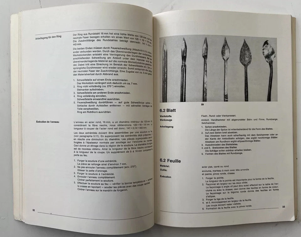 F. Wolf Kunstschmiedepraxis - Arbeitstechniken, Beispiele, Oberflächenbehandlung - Image 3 of 4