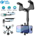 360° Car Phone Holder Rotatable Auto Rearview Mirror GPS Mount Stand For Samsung