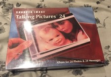 Sharper Image Talking Pictures 24: Album for 24 Photos  24 Messages Photo Album