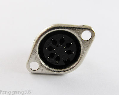 1pc DIN 7 Pin Female Jack Cable Connector Adapter Plug Panel Mount Solder Type
