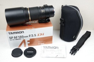 TAMRON SP AF 180mm f3.5 Di LD (IF) MACRO LENS - CANON EF *WORKING, WITH FUNGUS*