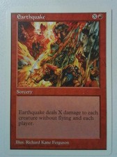 Earthquake *Rare* Magic MtG x1 Fifth 5th Edition SP