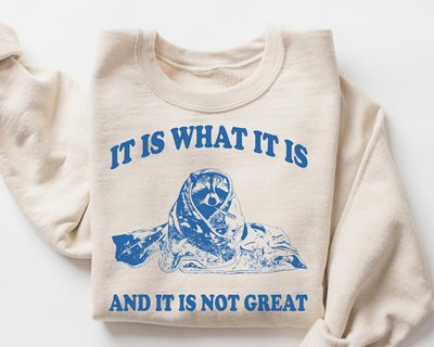 it is what it is and it is not great Sweatshirt